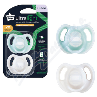 Tommee Tippee Ultralight šidítko 0-6m 2ks