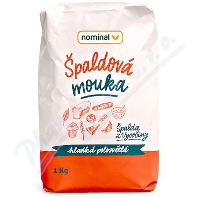 Nominal Špaldová mouka hladká polosvětlá 1kg