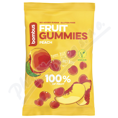 bombus Fruit 100% Gummies peach 35g