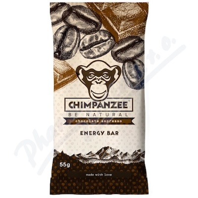 Chimpanzee Energy Bar chocolate espresso 55g