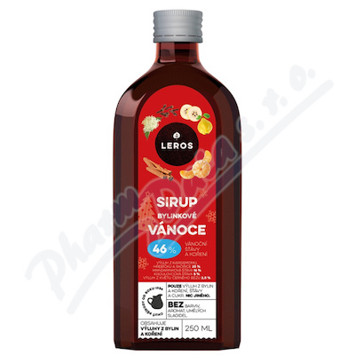 LEROS sirup Bylinkové Vánoce 250ml