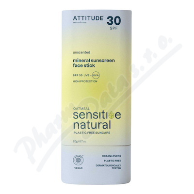 ATTITUDE Ochranná tyčinka obličej atopie SPF30 20g