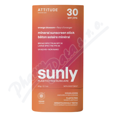 ATTITUDE Ochran.tyčin.tělo Orang.Blossom SPF30 60g