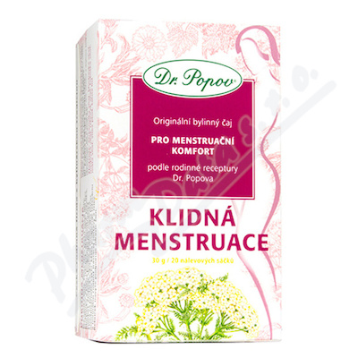 Dr.Popov Čaj Klidná menstruace 20x1.5g