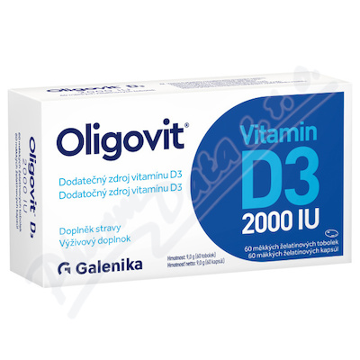 Oligovit Vitamin D3 2000 IU tob.60 Galenika