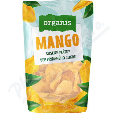 Organis Mango plátky sušené bez přid.cukru 500g