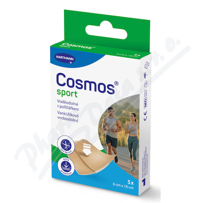 Cosmos sport voděodolná náplast 6x10cm 5ks